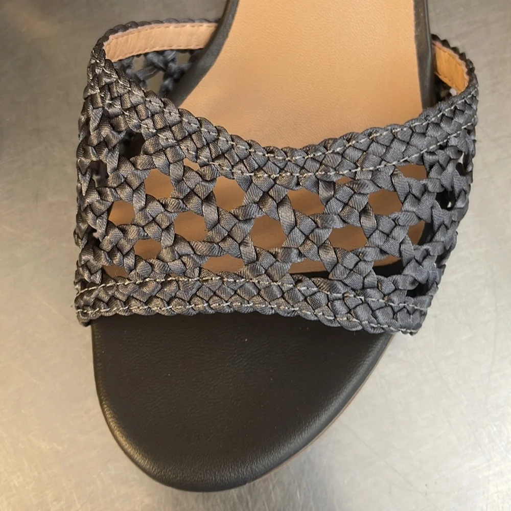 New in box, Moonlight woven leather sandals from Sundance.